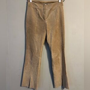 Wilsons Leather Tan Genuine Suede Pants Size 6